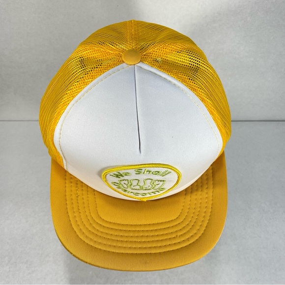 We Shall Overcome Pride Vintage Patch Rare Retro SnapBack Truck Hat Cap Like NEW - Picture 6 of 14